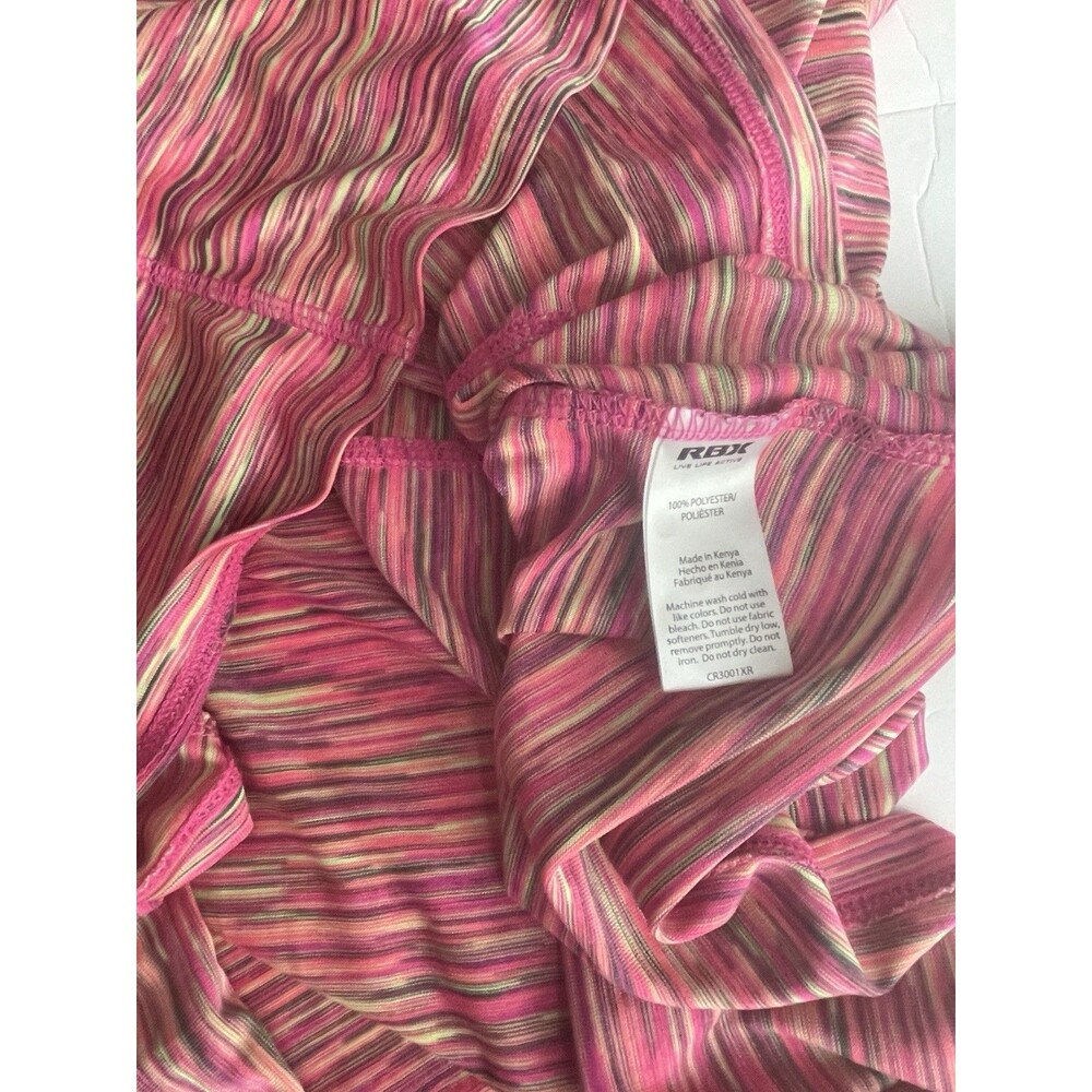 RBX Performance Tank Top Womens 2X Pink Space Dye Athletic Workout Active Plus - Picture 7 of 12